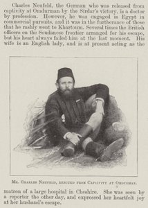 M. Charles Neufeld, sauvé de la captivité à Omdurman