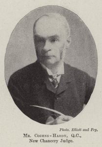 M. Cozens-Hardy, QC, nouveau juge de la chancellerie - English Photographer