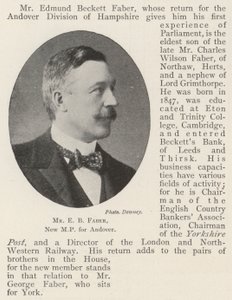 M. E.B. Faber, nouveau député pour Andover - English Photographer