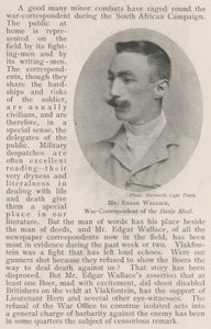M. Edgar Wallace, correspondant de guerre du Daily Mail - English Photographer