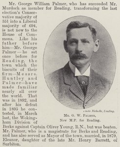 M. G W Palmer, nouveau député de Reading - English Photographer