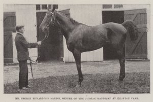 M. George Edwardess Santoi, vainqueur du Jubilee Handicap à Kempton Park - English Photographer