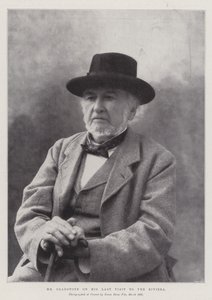 M. Gladstone lors de sa dernière visite à la Riviera - English Photographer