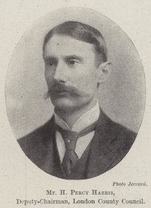 M. H Percy Harris, vice-président, Conseil du comté de Londres - English Photographer