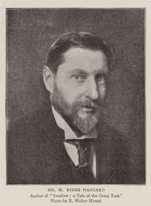 M. H Rider Haggard, les auteurs de notre nouveau feuilleton - English Photographer