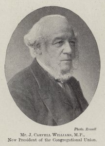 M. J Carvell Williams, MP, nouveau président de l
