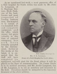 M. J L Langman, donateur d