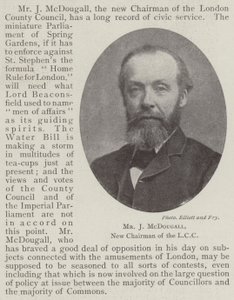 M. J McDougall, nouveau président du LCC - English Photographer
