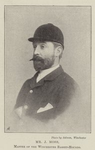 M. J Moss, maître des bassets de Winchester - English Photographer
