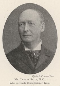 M. Lumley Smith, KC, qui succède au commissaire Kerr - English Photographer