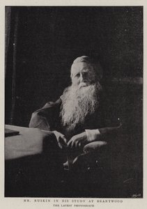 M. Ruskin dans son étude à Brantwood - English Photographer