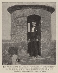 M. W Freeman Halstead (correspondant de journal) condamné à neuf ans de prison comme espion - English Photographer