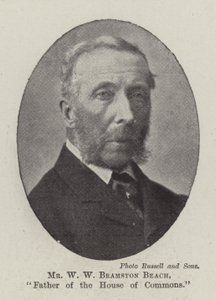 M. W W Bramston Beach, père de la Chambre des communes - English Photographer