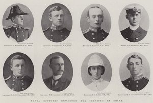 Officiers de marine récompensés pour leurs services en Chine - English Photographer