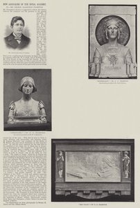 Nouveaux associés de la Royal Academy, M. George Glanfield Frampton