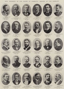 Nouveaux membres de la Chambre des communes, héros du conflit - English Photographer