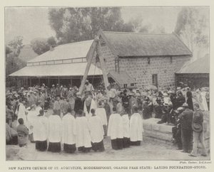 Nouvelle église indigène de Saint-Augustin, Modderspoort, État libre d