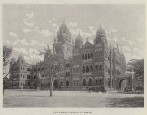 Nouveaux bureaux ferroviaires à Bombay - English Photographer