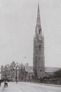 Newcastle, cathédrale catholique romaine St Mary (photo n/b) - English Photographer