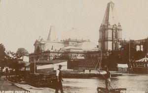 Façade nord et lac, Alexandra Palace - English Photographer