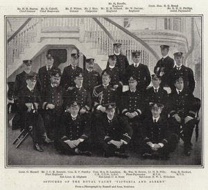 Officiers du yacht royal Victoria et Albert - English Photographer