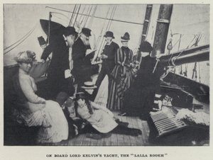 À bord du yacht de Lord Kelvin, le "Lalla Rookh" - English Photographer