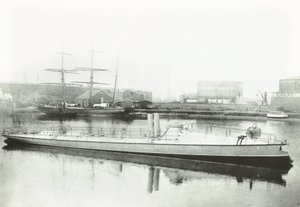 Un des trois torpilleurs construits pour le gouvernement portugais, Londres, 1881 - English Photographer