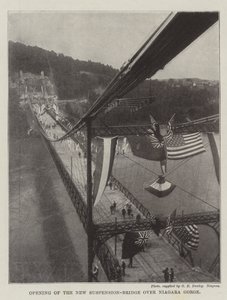 Ouverture du nouveau pont suspendu sur la gorge du Niagara - English Photographer