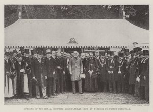Ouverture du Royal Counties Agricultural Show à Windsor par le prince Christian - English Photographer