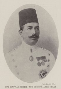 Notre visiteur égyptien, le Khédive, Abbas Hilmi - English Photographer