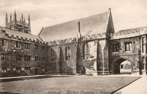 Oxford, Merton College, Cour intérieure - English Photographer