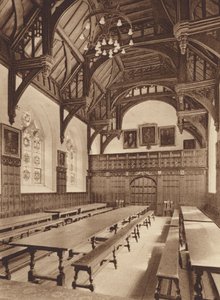 Oxford : Oriel College, la salle - English Photographer