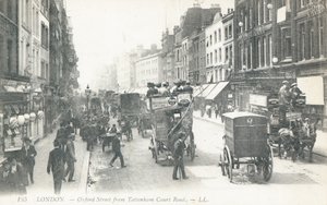 Oxford Street vue depuis Tottenham Court Road - English Photographer