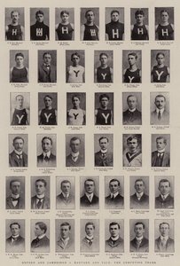Oxford et Cambridge contre Harvard et Yale, les équipes concurrentes - English Photographer