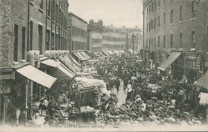 Petticoat Lane un dimanche matin - English Photographer