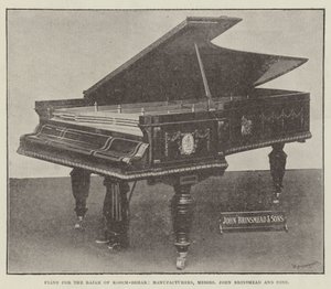 Piano pour le Rajah de Kooch-Behar, fabricants, Messers John Brinsmead et Fils - English Photographer