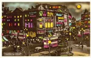 Piccadilly Circus, Londres, la nuit (photo) - English Photographer