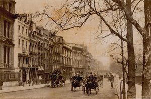Piccadilly, Londres, vue vers l