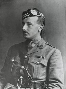 Portrait du capitaine Arthur Henderson VC, 2nd Battalion Argyll and Sutherland Highlanders, 1915 - English Photographer