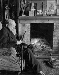 Portrait de Hilaire Belloc, chez lui, Kings Land, Shipley, West Sussex - English Photographer