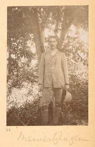 Portrait de Richard Meinertzhagen par Bailey, dans les photographies indiennes de F.M. Bailey 1900-03