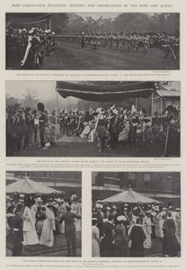Incidents post-couronnement, revues et décorations par le roi et la reine - English Photographer