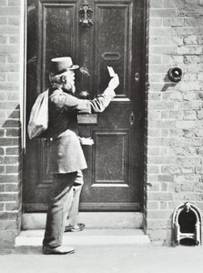 Facteur à King William Walk, Greenwich, 1885 - English Photographer