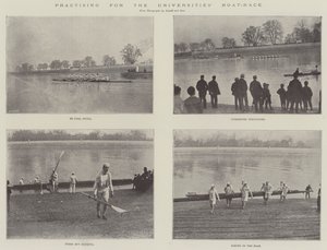 Entraînement pour la course de bateaux des universités