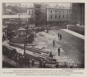 Préparatifs pour le service du Jubilé de diamant à la cathédrale Saint-Paul - English Photographer