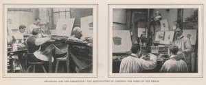 Préparation pour le couronnement, la fabrication de couronnes pour les pairs du royaume - English Photographer