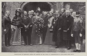 Présentation du château et des terrains de Tamworth au public en commémoration du long règne de la reine, 27 mai 1899 - English Photographer