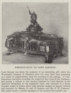 Présentation à Lord Glenesk - English Photographer