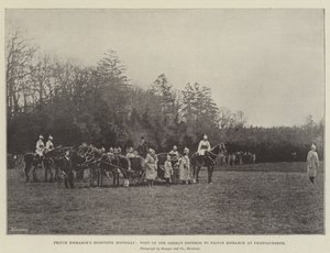 Quatre-vingtième anniversaire du Prince Bismarck, visite de l