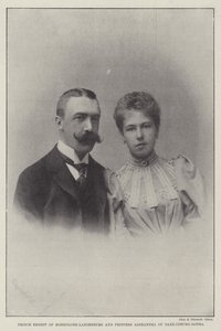 Prince Ernest de Hohenlohe-Langenburg et princesse Alexandra de Saxe-Cobourg-Gotha - English Photographer